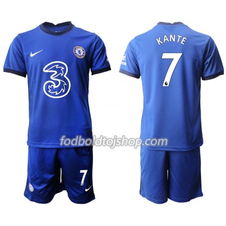 Chelsea Kante Børn Hjemme Fodboldsæt 2020-21 S/S (+ Korte bukser)